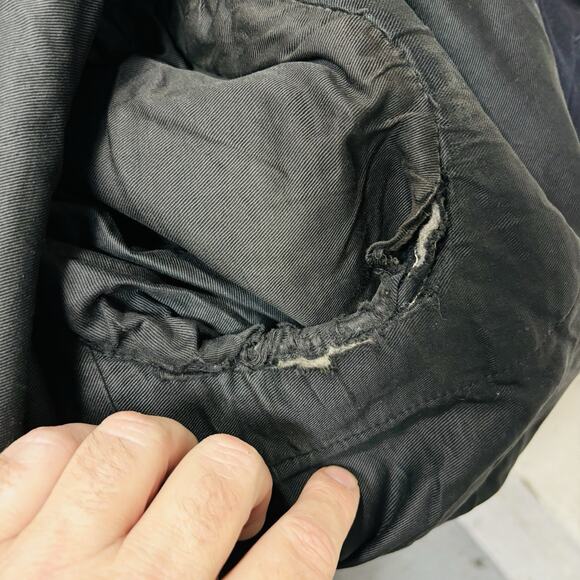 WW2 Naval Clothing Factory 10 Button US Navy Wool Peacoat Vintage 1940s - Picture 9 of 13